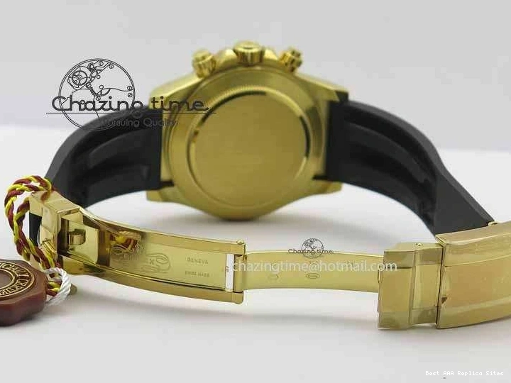 Good Copy Rolex Watches XS Best JH Strap Black 116518LN YG Edition Daytona (Free A4130 rubber Dial On strap) Rubber 3645 WeatherProof 1231